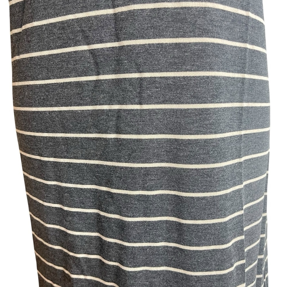 Gilli Striped Pencil Dress Navy Blue Gray - Picture 2 of 10